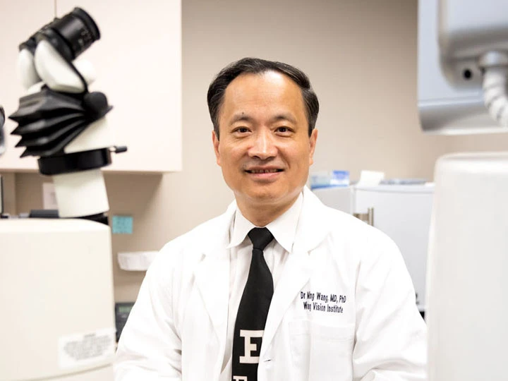Dr. Ming Wang MD PhD — creator of the Dr. Wang Blueberry Method, Harvard ophthalmologist